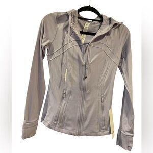 NWT Lululemon define hooded jacket LAVENDER FROST Size: 6